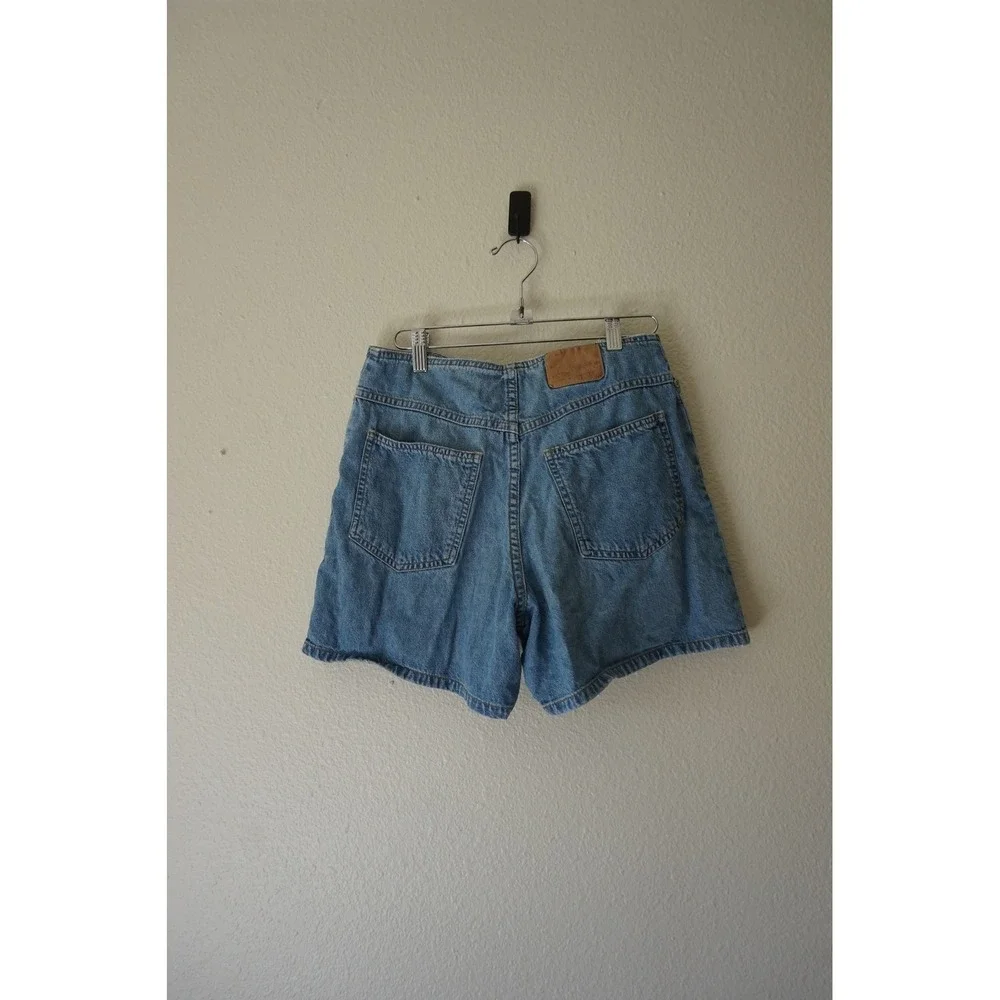 Forenza Denim Shorts 100% Cotton Vintage 90s high waist A-line grunge shorts
